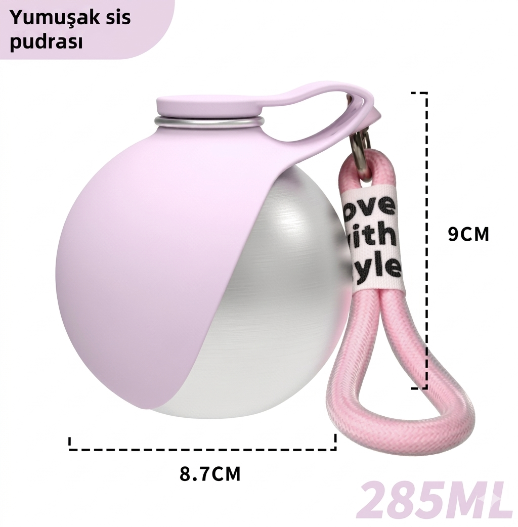 Taşınabilir Köpek Su Şişesi ve Katlanabilir Matara - 285 ml